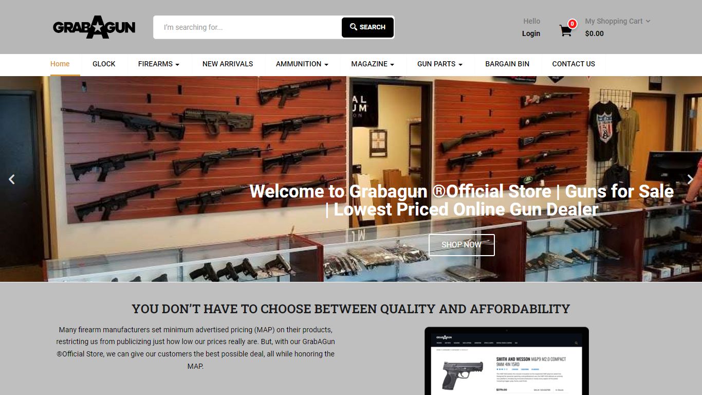 Grabagun ®Official Store | Guns For Sale Online | Firearms Dealer