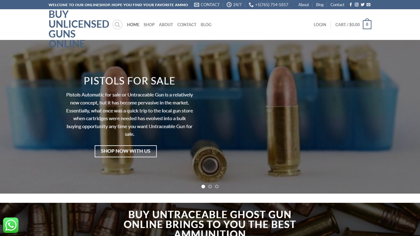 Buy Unlicensed Guns Online, Unlicensed Firearm for sale online